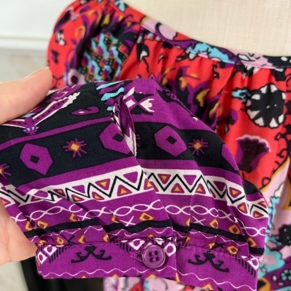 Grand and Greene Bohemian Flowy Colorful Top - Picture 11 of 15